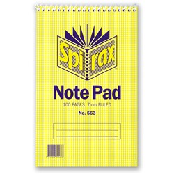 NOTEBOOK SPIRAX 563 100PG TB *** 200 X 127