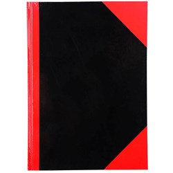 RED AND BLACK NOTEBOOK A4 200 Leaf