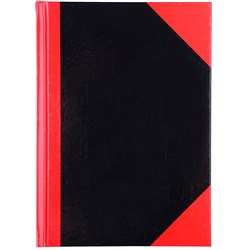 RED AND BLACK NOTEBOOK  A5 100 Leaf BTS