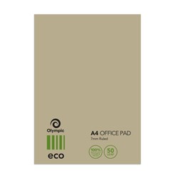 ECO OFFICE PAD A4 RECYCLED 50LEAF 141042 ***