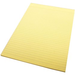 QUILL A4 COLOUR BOND YELLOW PAD