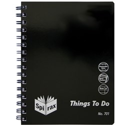 SPIRAX 701 ORGANISER RANGE THINGS TO DO A5 200PG