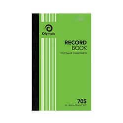 OLYMPIC RECORD BOOK 705 C/LESS TRIP 200 X 125