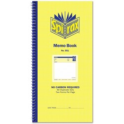 SPIRAX 551 MEMO BOOK 2/VIEW