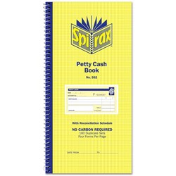 SPIRAX 552 PETTY CASH BOOK DUPLICATE