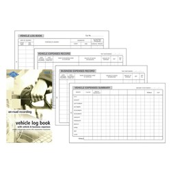 ZIONS VLER VEHICLE LOG & EXP RECORD BOOK 180 X 110MM