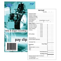 ZIONS PAY SLIP PAD PSP 165 X90MM