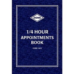 ZIONS APPOINTMENT BK 1/4 HR A4 1412