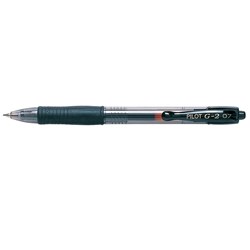 PILOT G2 GEL PEN 0.7 BLACK BL-G2-7 G-2