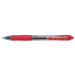 PILOT G2 GEL PEN 0.7 RED BL-G2-7 G-2