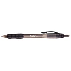 PAPERMATE PROFILE BLACK RETRACTABLE BALLPOINT PEN BLACK 1.0MM