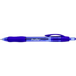 PAPERMATE PROFILE BLUE RETRACTABLE BALLPOINT PEN BLUE 1.0mm