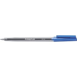 STAEDTLER STICKS 430 BLUE MEDIUM BALLPOINT PEN ORDER IN MULTIPLES OF 10 CVC