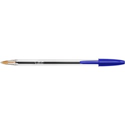 BIC CRISTAL BALLPOINT MED BLU BLUE