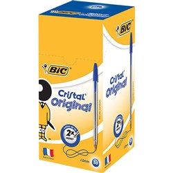 BIC CRISTAL XTRA LIFE B/50 BLU BOX  50 BLUE