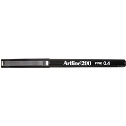 ARTLINE 200 FINEPOINT .4 BLACK   BTS