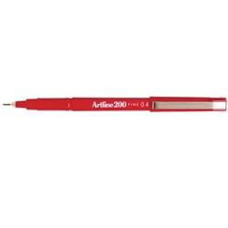 ARTLINE 200 FINEPOINT 0.4 RED