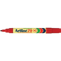 ARTLINE 70 PERMANENT MARKER RE RED SOLD AS EACH