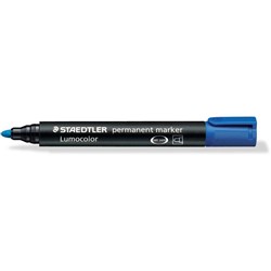 STAEDTLER DRYSAFE PERMANENT MARKER BULLET 352 BLUE