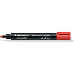 STAEDTLER DRYSAFE PERMANENT MARKER BULLET 352 RED