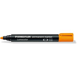 STAEDTLER 352 DRYSAFE BULLET PERMANENT MARKERS Orange