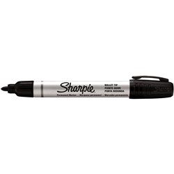 SHARPIE ALUMINIUM MARKER PERM BULLET  BLACK BTS