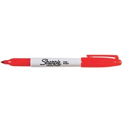 SHARPIE FINE POINT RED PERMANENT MARKER 1.0MM S30002