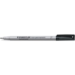 STAEDTLER 316 LUMOCOLOR OHP BK PENS WATER SOLUBLE FINE 0.6mm Black