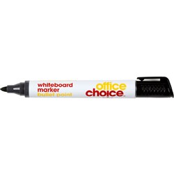 OFFICE CHOICE WHITEBOARD MARKER BULLET BLACK