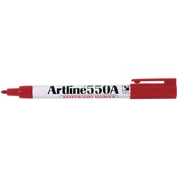 ARTLINE 550A RED WHITEBOARD MARKER