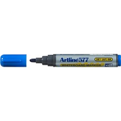 ARTLINE 577 W/BOARD MARKER BLU WHITEBOARD MARKER BLUE BULLET