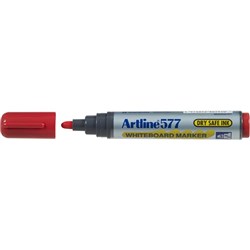 ARTLINE 577 W/BOARD MARKER RED WHITEBOARD MARKER RED BULLET