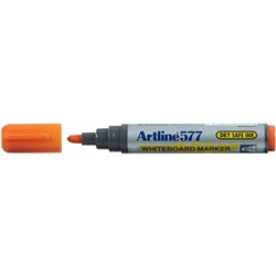 ARTLINE 577 DRYSAFE BULLET ORG WHITEBOARD MARKERS ORANGE