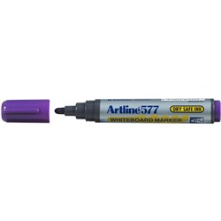 ARTLINE 577 DRYSAFE BULLET PUR WHITEBOARD MARKERS PURPLE
