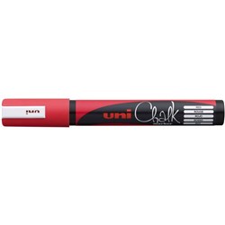 UNIBALL CHALK MARKER BULLET TIP 1.8 2.5 MM RED