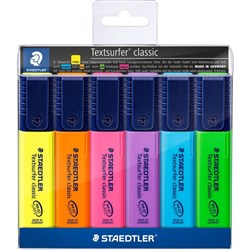 HIGHLIGHTER STAEDTLER PACK 6 TEXTSURFER WALLET 6 364 WP6