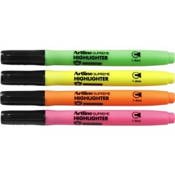 ARTLINE SUPREME HIGHLIGHTER ASSORTED PACK OF 4