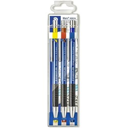 STAEDTLER MARS MICRO PENCIL Mechanical .3mm.5mm &.7mm Wlt3