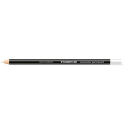 STAEDTLER LUMOCOLOR PENCIL WHI GLASOCHROM WHITE PERMANENT