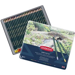 DERWENT ARTIST PENCILS TIN 24 R32083 BTS