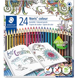 STAEDTLER NORIS CLUB 185 C24 24 Assorted Coloured Pencils BTS