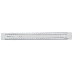 STAEDTLER OVAL ACADEMY SCALE RULER 961 80-1AS