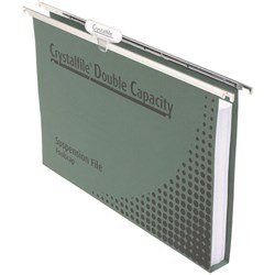 CRYSTALFILE DOUBLE CAPACITY SUSPENSION FILES F/CAP Complete PACK OF 10