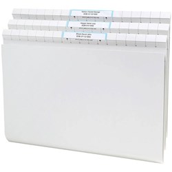 AVERY QUICKVUE FILES WITH FILE TITLE LABELS F/CAP