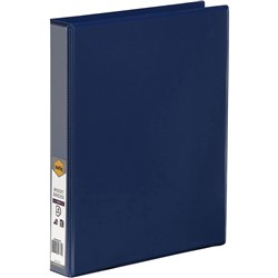 CLEARVIEW A4 4D 25MM BLUE MARBIG INSERT BINDER FOLDER BTS RING BINDER