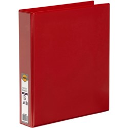 CLEARVIEW A4 2D 38MM RED MARBIG INSERT BINDER FOLDER BTS RING BINDER