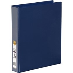 CLEARVIEW A4 3D 38MM BLUE MARBIG INSERT BINDER FOLDER RING BINDER