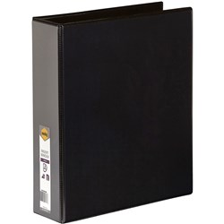 CLEARVIEW A4 3D 50MM BLACK MARBIG INSERT BINDER FOLDER RING BINDER