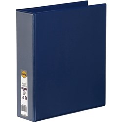 CLEARVIEW A4 3D 50MM BLUE MARBIG INSERT BINDER FOLDER RING BINDER