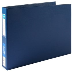 BANTEX PVC BINDERS A3 3D 38mm Landscape Blue